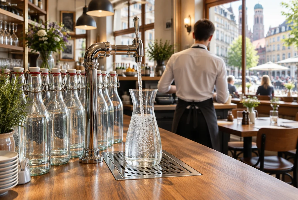 Wasserspender in der Gastronomie, eigenes Tafelwasser für Restaurant und Bar