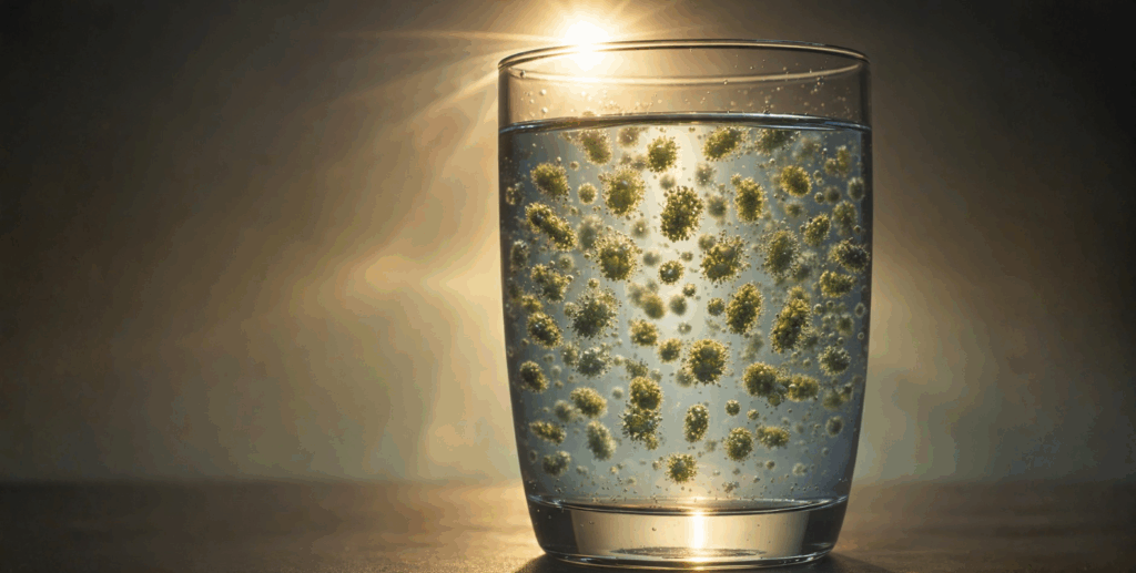 Keime im Wasserglas