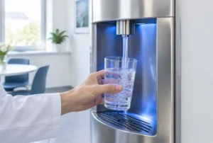 Firewall Wasserspender und UV-C, so stoppt UV-Licht Keime bis zum Auslauf
