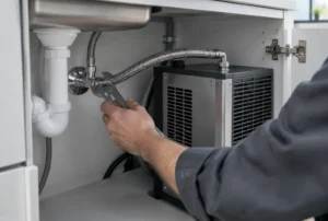 Wasserspender Anschluss an die Wasserleitung, was Ihr Betrieb für die Installation braucht